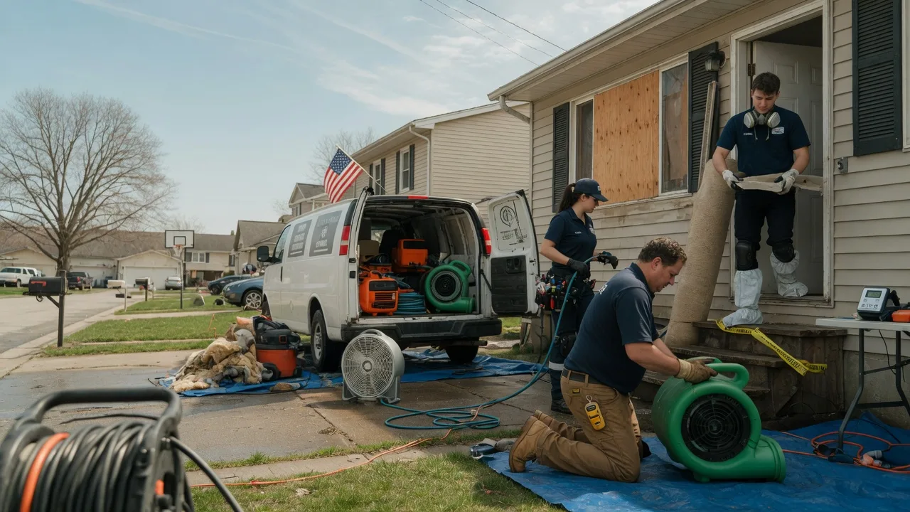 Water Damage Restoration in Hineston, LA near me